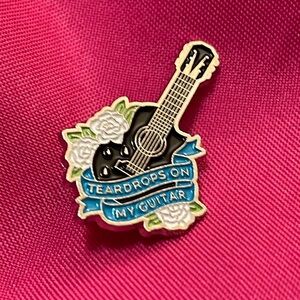 Taylor Swift Inspired “Teardrops on my Guitar” Enamel Pin
